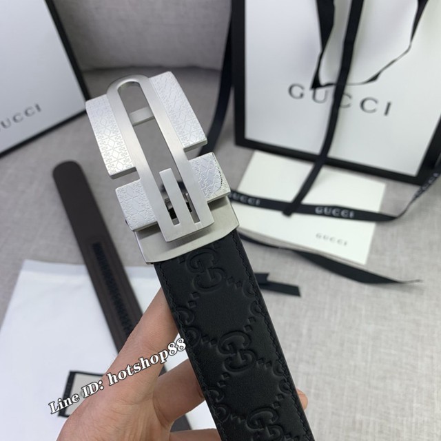 Gucci爆款皮帶 古奇自動平滑扣小牛皮腰帶  jjp2679